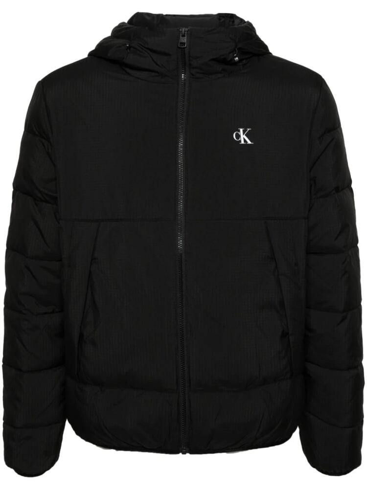 Calvin Klein Jeans ripstop padded jacket - Black Cover