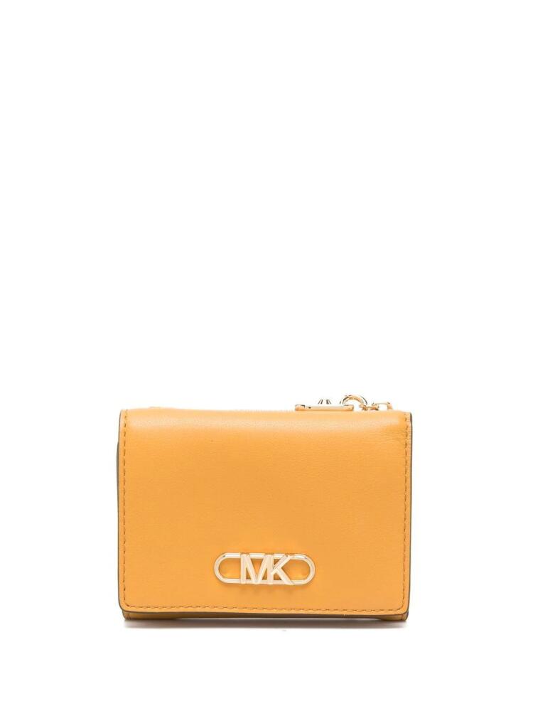 Michael Michael Kors logo-plaque wallet - Yellow Cover