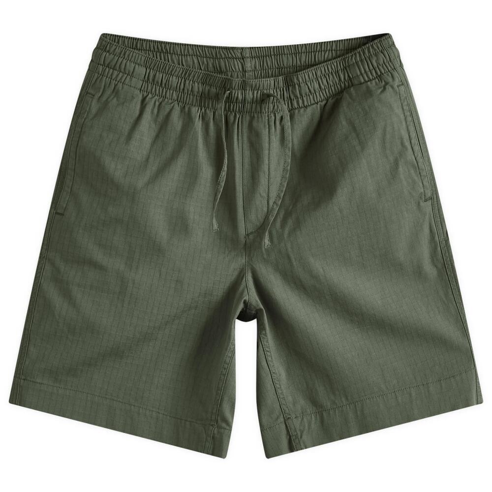 YMC Men's Ripstop Jay Shorts in Olive Cover