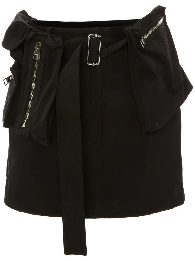 JW Anderson zip-detail miniskirt - Black Cover