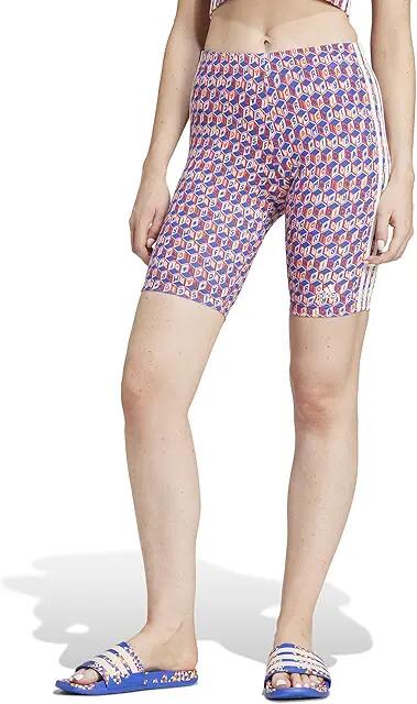 adidas Farm Bike Shorts (Bold Blue/Bright Red) Women's Clothing Cover