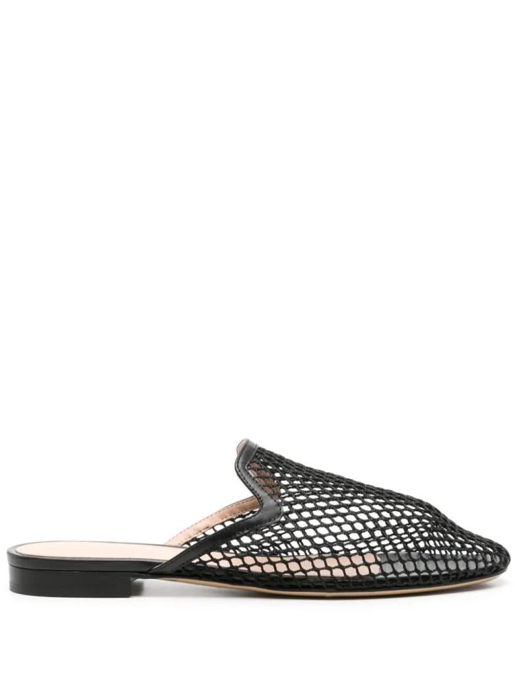 Scarosso Summer Gio mesh mules - Black Cover