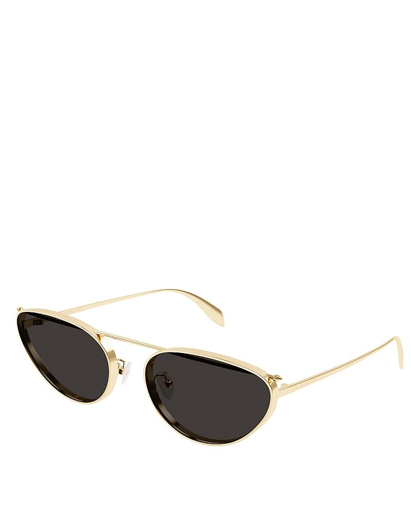 Alexander McQUEEN Front Piercing Oval Sunglasses, 62mm Cover