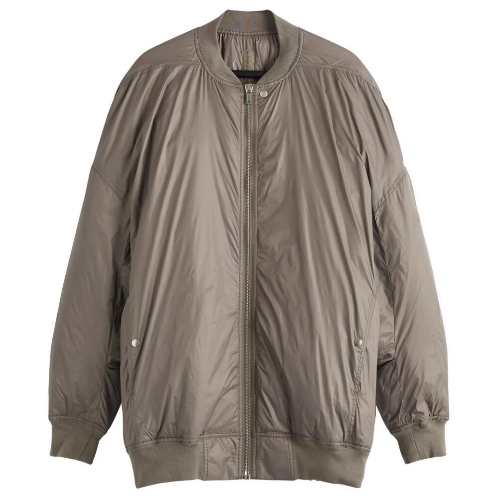 Rick Owens DRKSHDW Men's Recycled Nylon Jumbo Flight Jacket in Dust Cover