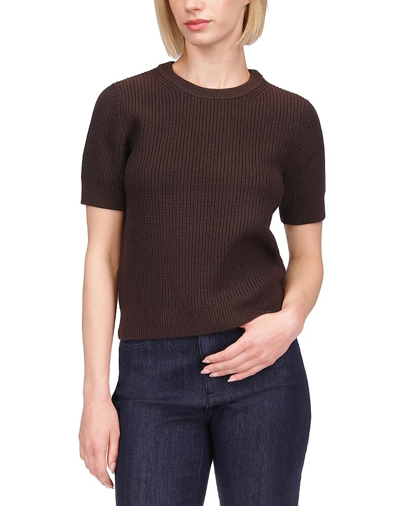 Michael Kors Short Sleeve Shaker Sweater Cover