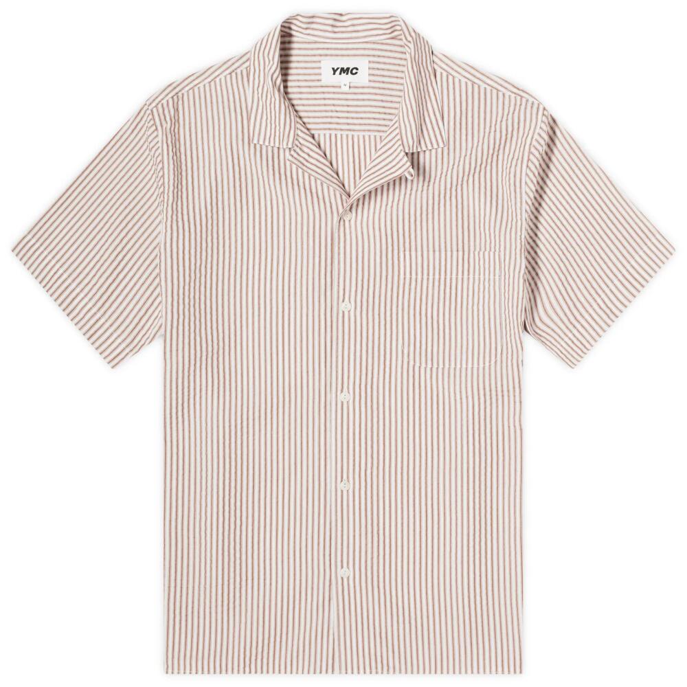 YMC Men's Malick Vacation Shirt in Ecru Cover