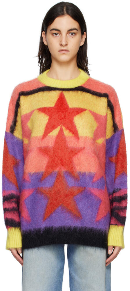 Palm Angels Multicolor Stars Sweater Cover