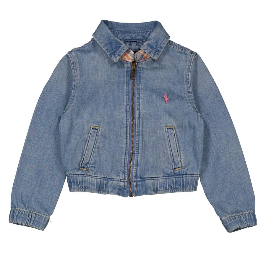 Polo Ralph Lauren Girls Lamarie Wash Denim Jacket Cover