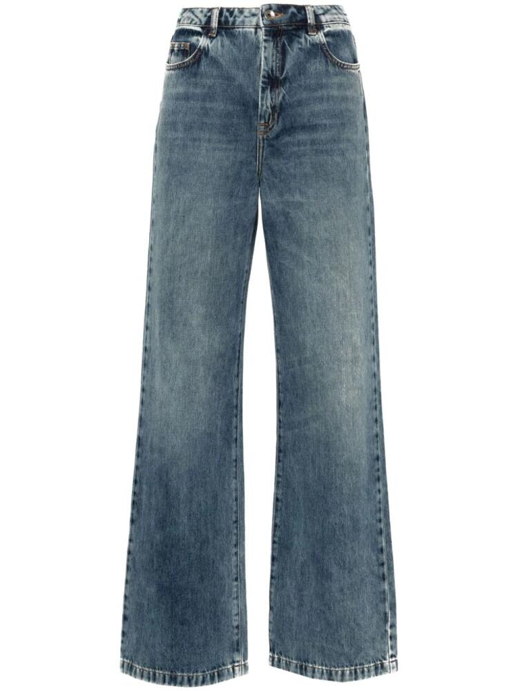 Patrizia Pepe high-rise straight-leg jeans - Blue Cover