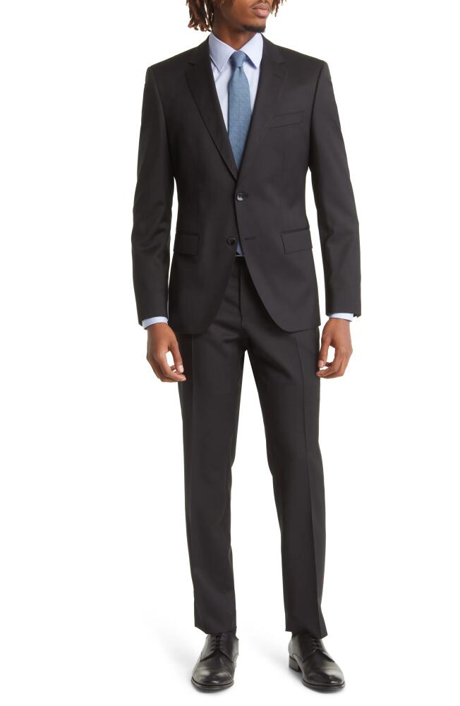 BOSS Virgin Wool Suit in Black Cover