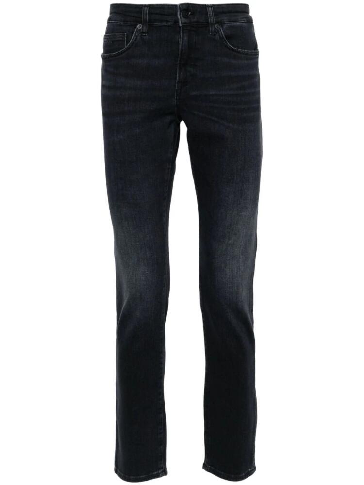 BOSS mid-rise slim-fit jeans - Grey Cover