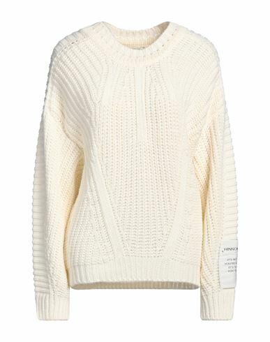 Hinnominate Woman Sweater Cream Acrylic, Polyester Cover