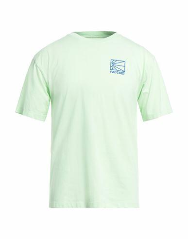 Rassvet Man T-shirt Acid green Cotton Cover