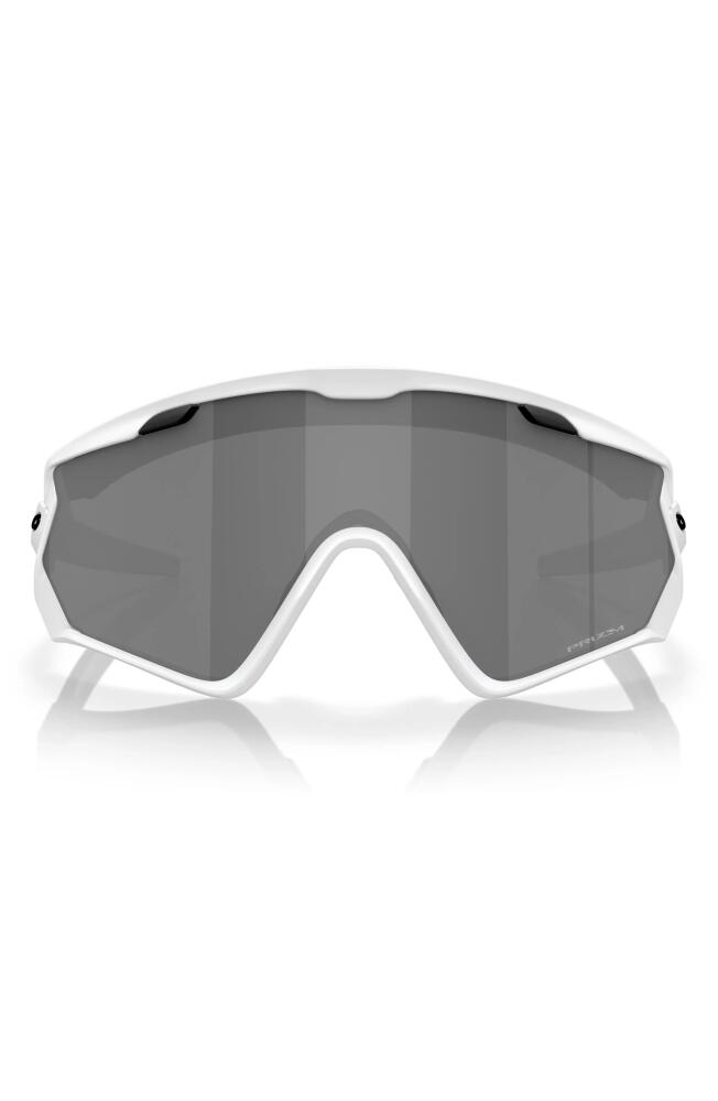 Oakley Wind Jacket 2.0 Shield Sunglasses in White Cover