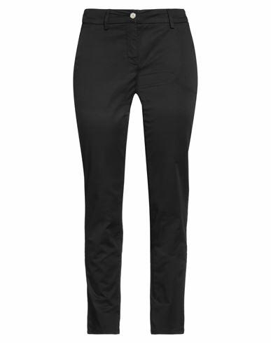 Siviglia Woman Pants Black Cotton, Elastane Cover