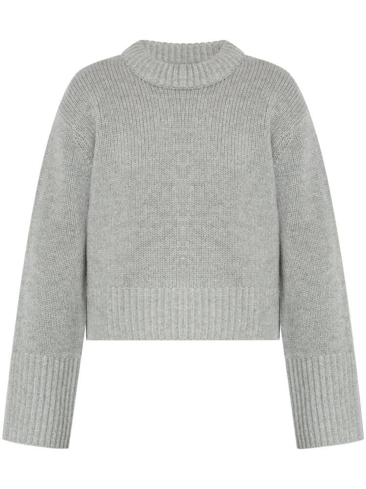 Lisa Yang Sony drop-shoulder cashmere jumper - Grey Cover