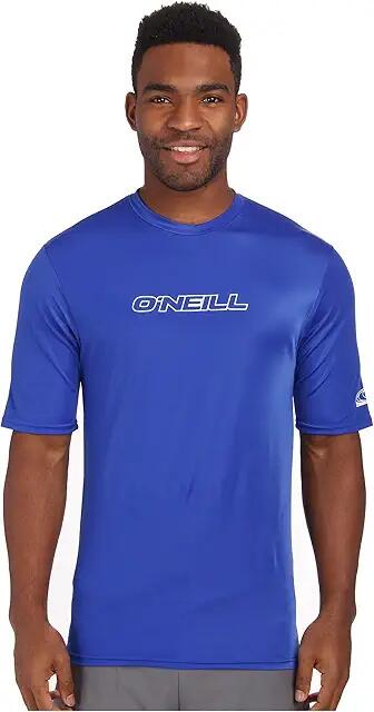 O'Neill Basic Skins Rash Tee (Pacific) Men's Swimwear Cover