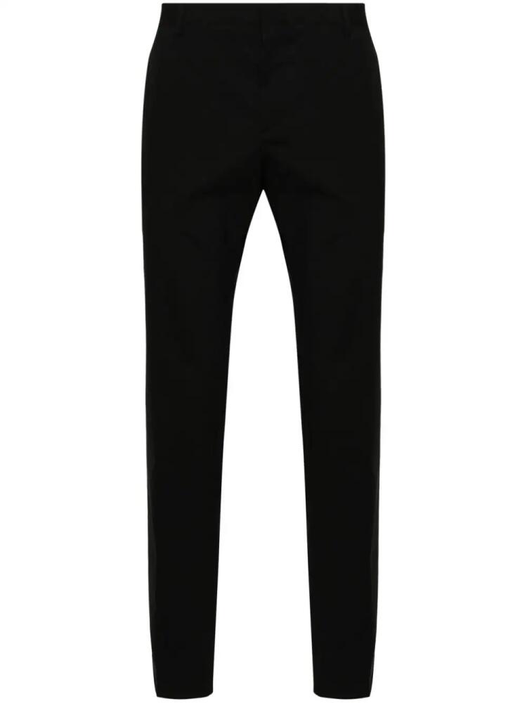 Calvin Klein tapered wool-blend tailored trousers - Black Cover