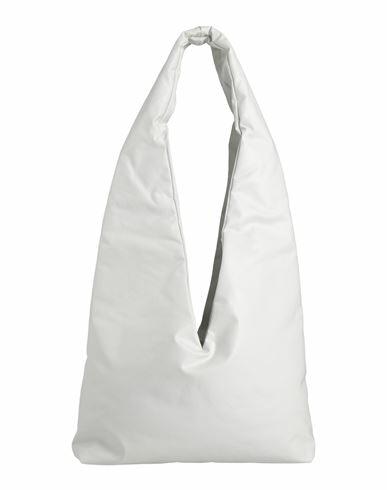 Kassl Editions Woman Shoulder bag Off white Cotton, Polyurethane, Elastane Cover