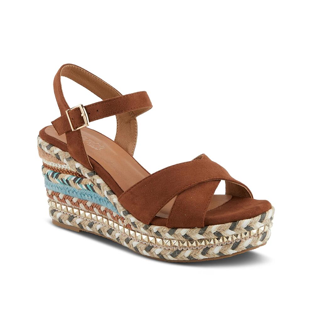 Patrizia by Spring Step Sloane Wedge Sandal | Women's | Dark Brown Cover