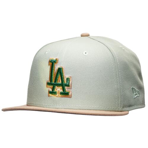 New Era Dodgers 59FIFTY 40th Cap - Mens Green/Tan Cover