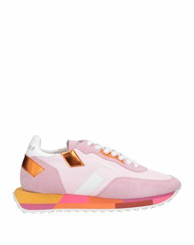 Ghōud Venice Woman Sneakers Pink Soft Leather, Textile fibers Cover