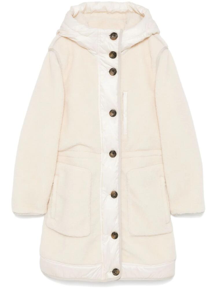 Woolrich faux-shearling coat - White Cover