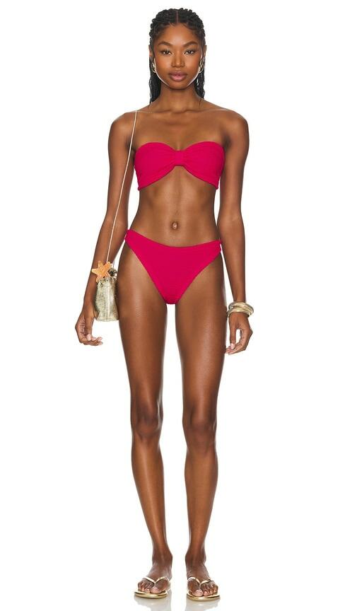 Hunza G Jean Bikini Set in Fuchsia Cover