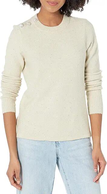 Lilly Pulitzer Morgen Sequin Sweater (Coconut Metallic) Women's Sweater Cover