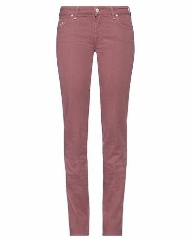 Jacob Cohёn Woman Jeans Mauve Cotton, Elastane Cover