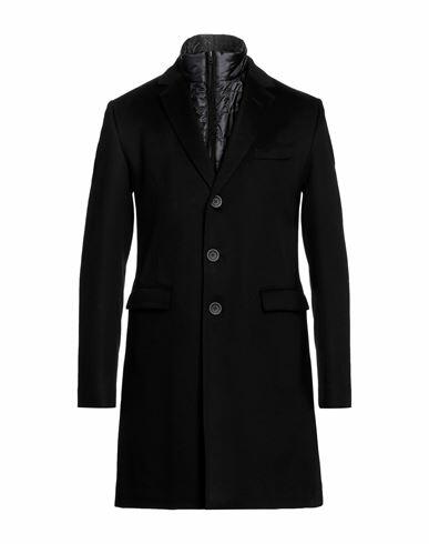 Herno Man Coat Black Cashmere, Polyamide Cover