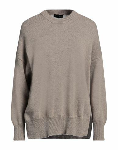 Roberto Collina Woman Sweater Khaki Wool, Cashmere Cover