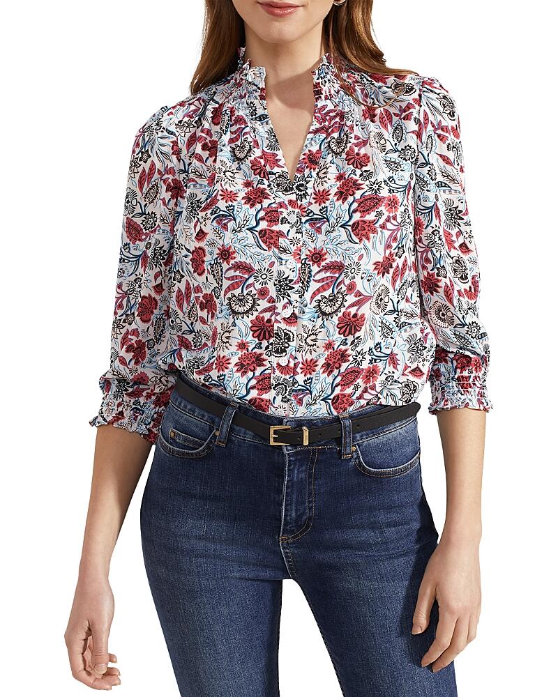 Hobbs London Giovanna Floral Print Blouse Cover