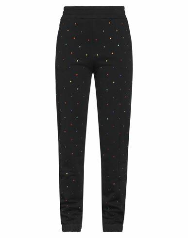 Msgm Woman Pants Black Cotton Cover