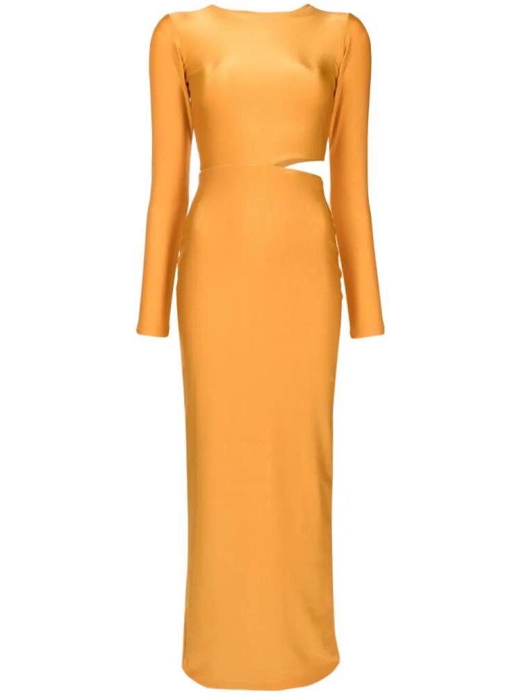 Lethicia Bronstein Sophia cut-out maxi dress - Yellow Cover