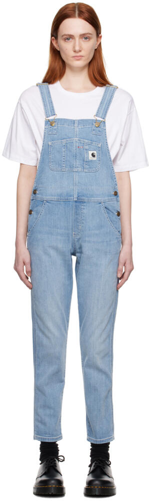 Carhartt Work In Progress Blue W' Bib Denim Overalls Cover