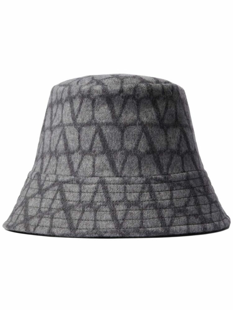 Valentino Garavani Toile Iconographe bucket hat - Grey Cover