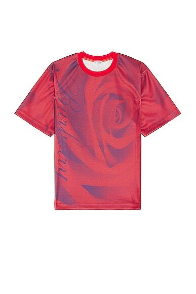 Burberry Football T-shirt in Red Cover