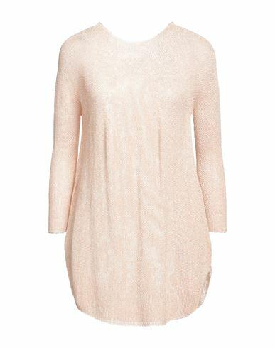 Pink Memories Woman Sweater Beige Viscose, Polyamide, Metallic fiber Cover