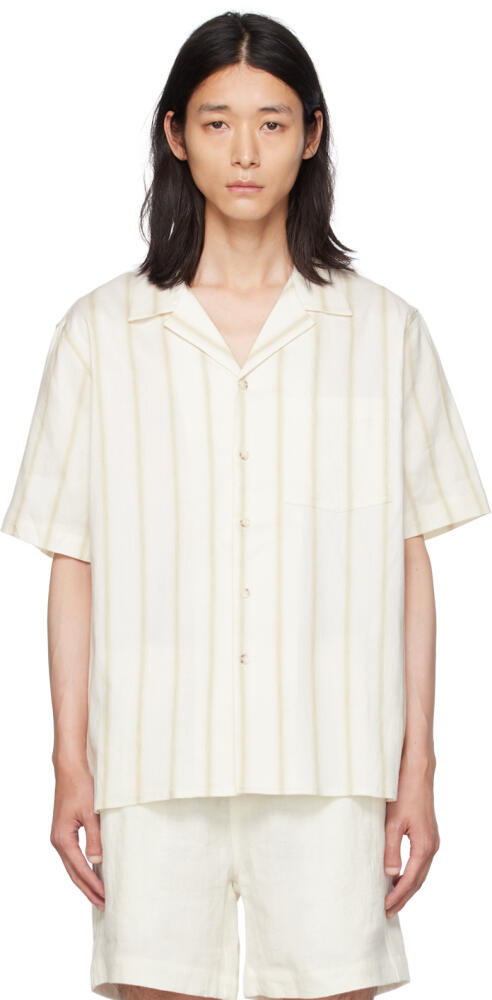 COMMAS Off-White Camp Collar Shirt Cover