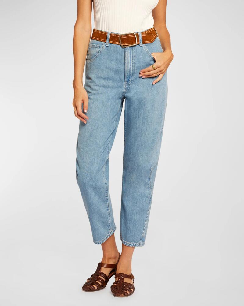 Current/Elliott The Coppola Straight Cropped Jeans Cover