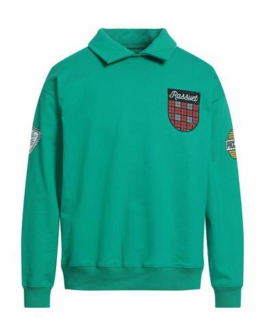 Rassvet Man Sweatshirt Green Cotton Cover