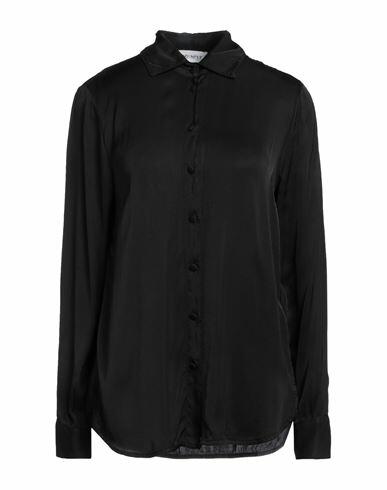 Brand Unique Woman Shirt Black Viscose Cover