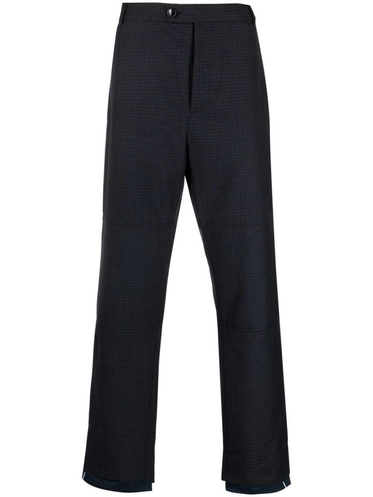 Martine Rose Sports Hem straight-leg trousers - Blue Cover