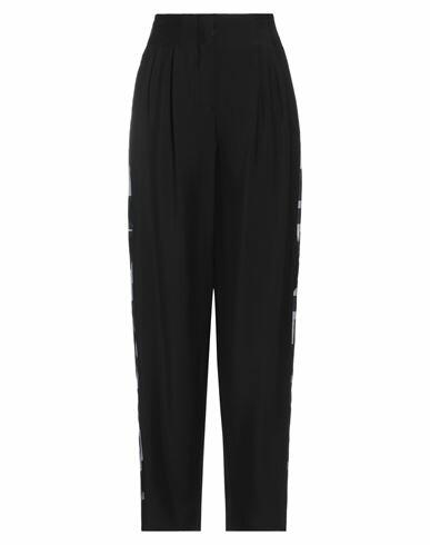 Emporio Armani Woman Pants Black Viscose, Virgin Wool, Polyester Cover