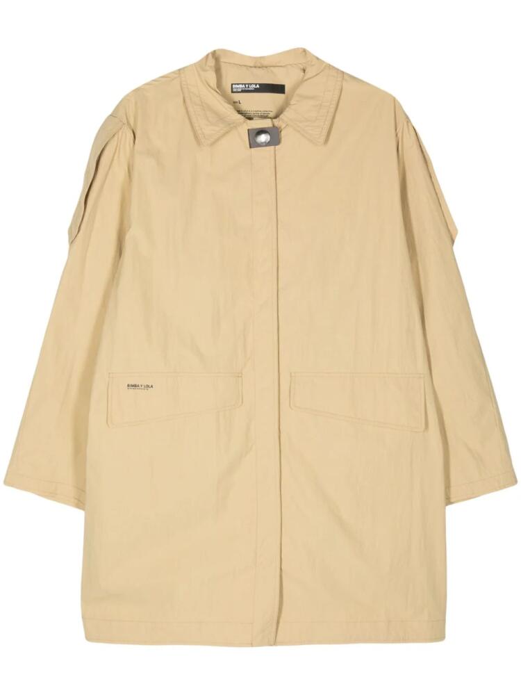 Bimba y Lola midi trench coat - Yellow Cover