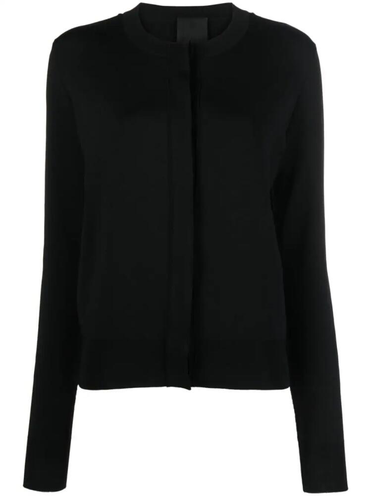 Givenchy concealed-fastening cardigan - Black Cover