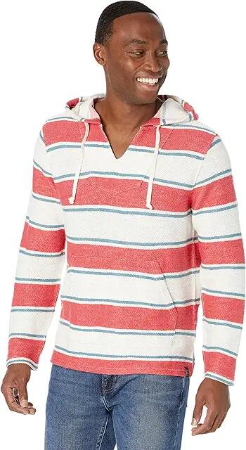 Lucky Brand Loop Terry Wide Stripe Baja (Multi) Men's Clothing Cover