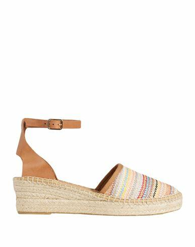 Kanna Woman Espadrilles Beige Soft Leather, Textile fibers Cover