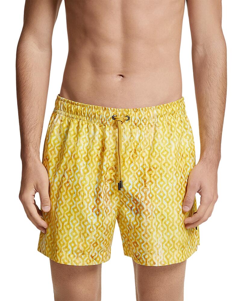 Zegna Technical Fabric Printed Swim Shorts Cover